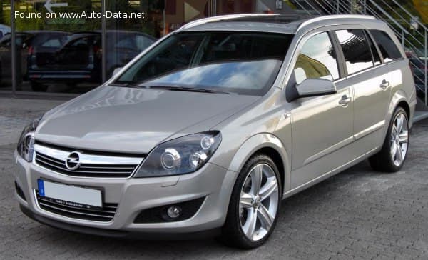 2009 Opel Astra H Caravan (facelift 2007) 1.6 ecoFLEX (115/114 Hp) LPG