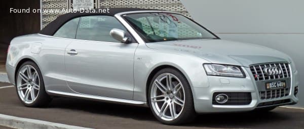 2009 Audi S5 Cabriolet (8T) 3.0 TFSI V6 (333 Hp) quattro S tronic