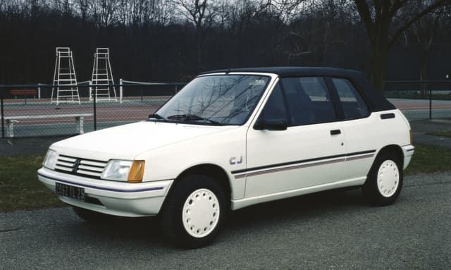 1991 Peugeot 205 I Cabrio (741B,20D) 1.4 CJ (75 Hp)