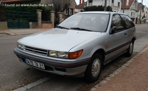 1988 Mitsubishi Colt III (C50) 1.5 GLXi (C52A) (84 Hp)