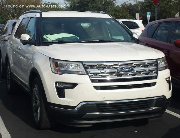 2018 Ford Explorer V (facelift 2018) 2.3 EcoBoost (280 Hp) 4WD Automatic
