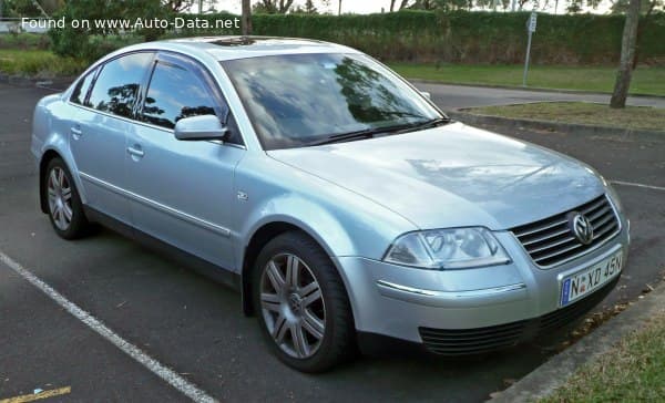 2000 Volkswagen Passat (B5.5) 2.8 30V V6 (193 Hp) 4MOTION
