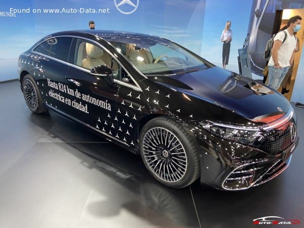 2021 Mercedes-Benz EQS (V297) EQS 580 120 kWh (523 Hp) 4MATIC