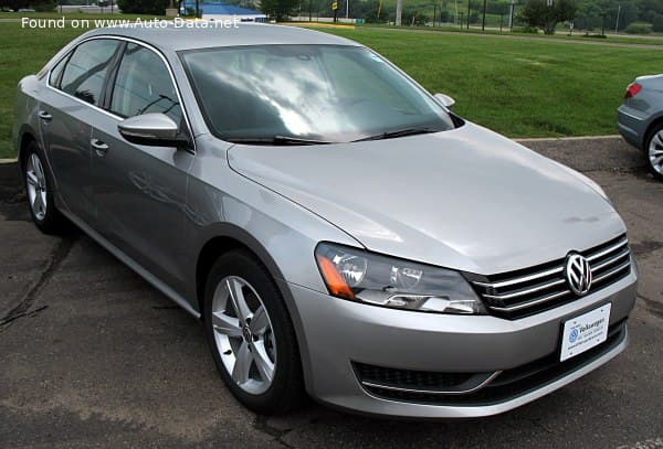2011 Volkswagen Passat (North America, A32) 2.0 TDI (140 Hp)