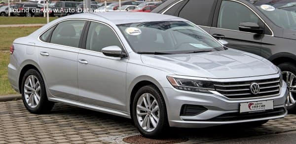 2020 Volkswagen Passat (North America, A34) 2.0 TSI (174 Hp) Tiptronic