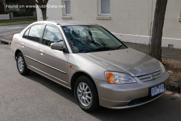2001 Honda Civic VII Sedan 1.6i 16V (110 Hp)