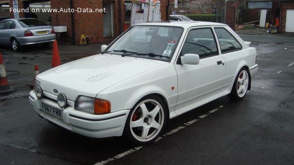 1989 Ford Escort IV (GAF,AWF,ABFT) 1.6 (102 Hp)