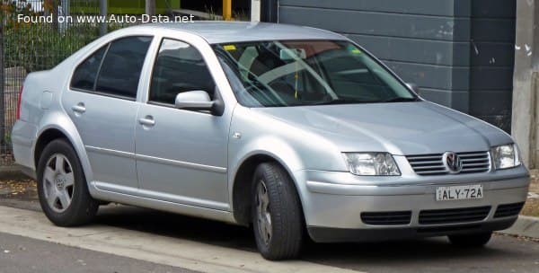 2001 Volkswagen Bora (1J2) 1.9 TDI (130 Hp) Tiptronic