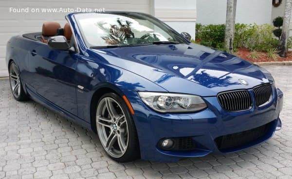 2010 BMW 3 Series Convertible (E93 LCI, facelift 2010) 335is (320 Hp) DCT