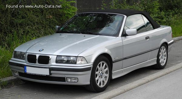 1993 BMW 3 Series Convertible (E36) 325i (192 Hp) Automatic