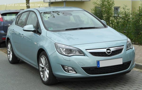 2009 Opel Astra J 1.4 (87 Hp) ecoFLEX